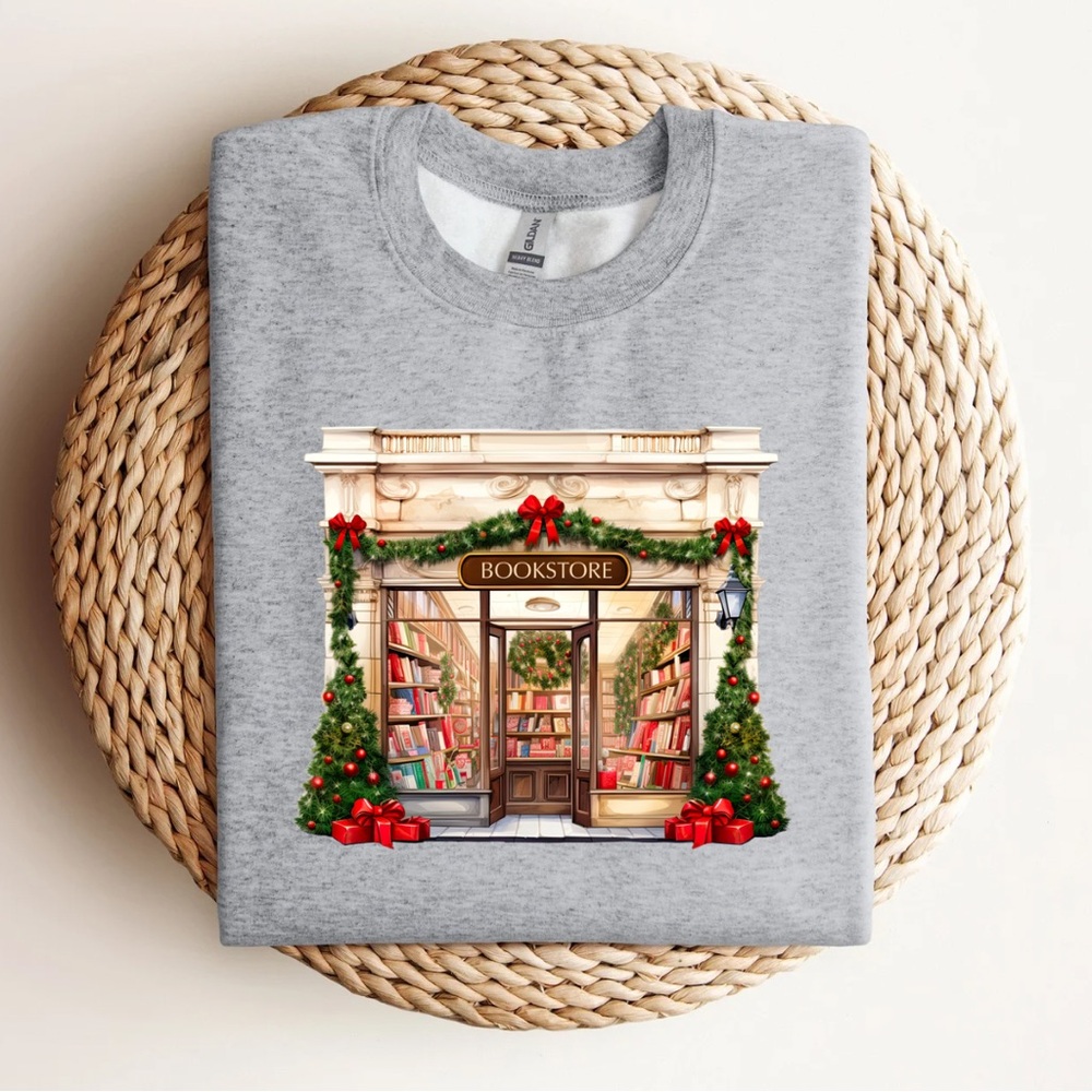 Christmas Bookstore Sweatshirt